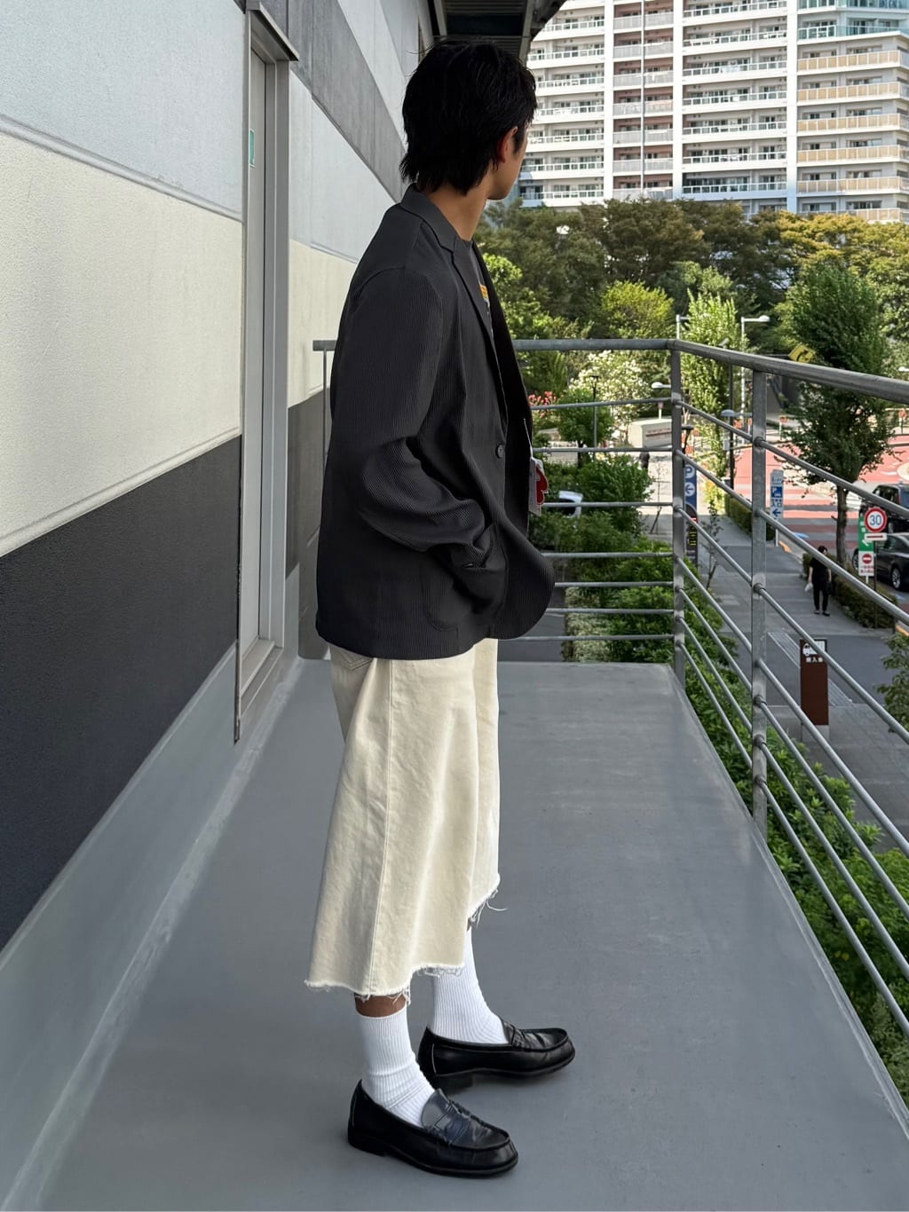 はちゃさんの「THE SHOP TK｜【Begin/ビギン10月号掲載】楊柳スマートジャケット　軽量/洗濯機OK/セットアップ可」を使ったコーディネート