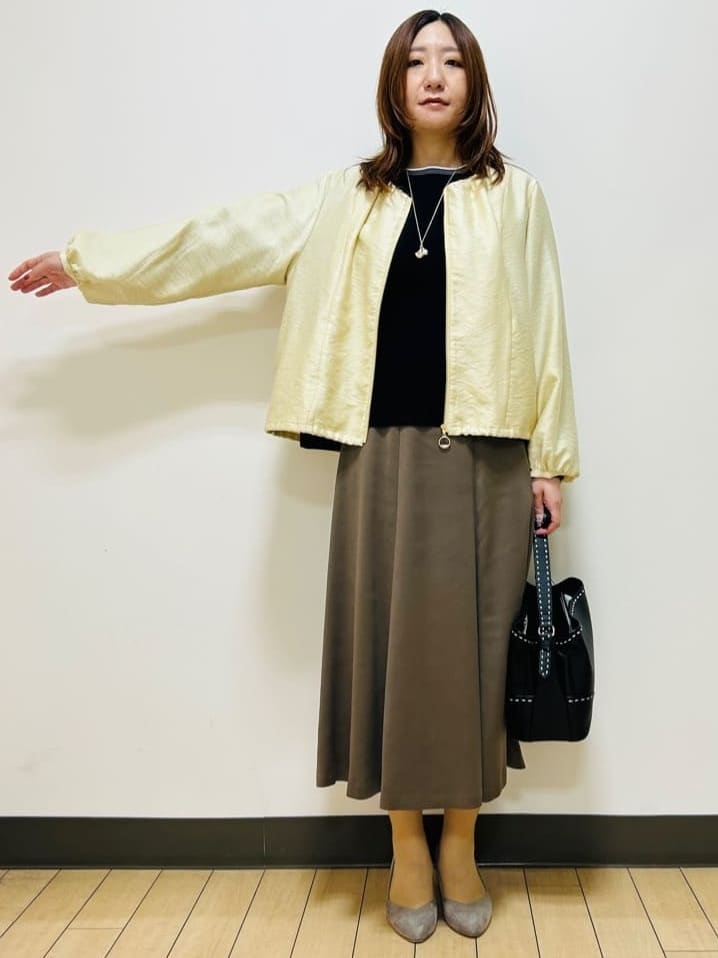 miiiさんの「Reflect｜【ライトアウター／ゆったり羽織れる／気軽な羽織りに◎】ライトブルゾン」を使ったコーディネート