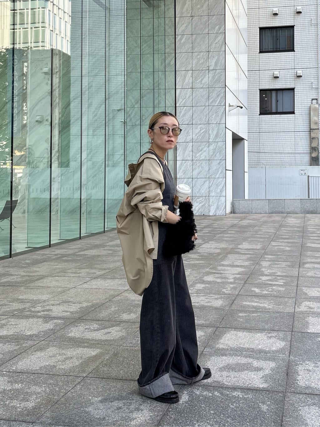 kotakiさんの「INDIVI｜Timeless｜ビッグポケットフォルムシャツ」を使ったコーディネート