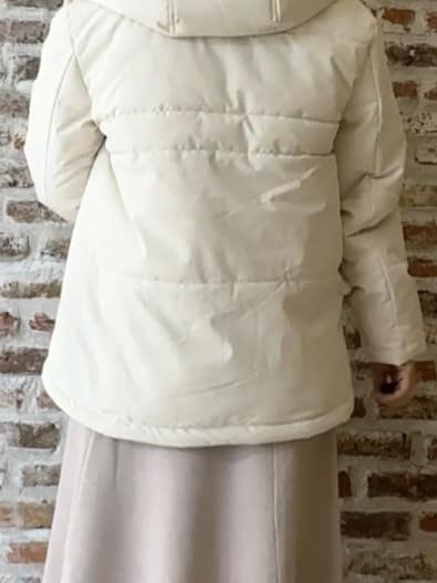 tokiさんの「THE SHOP TK｜【すっきり見えシルエット】上品ふわもこ中綿ブルゾン」を使ったコーディネート