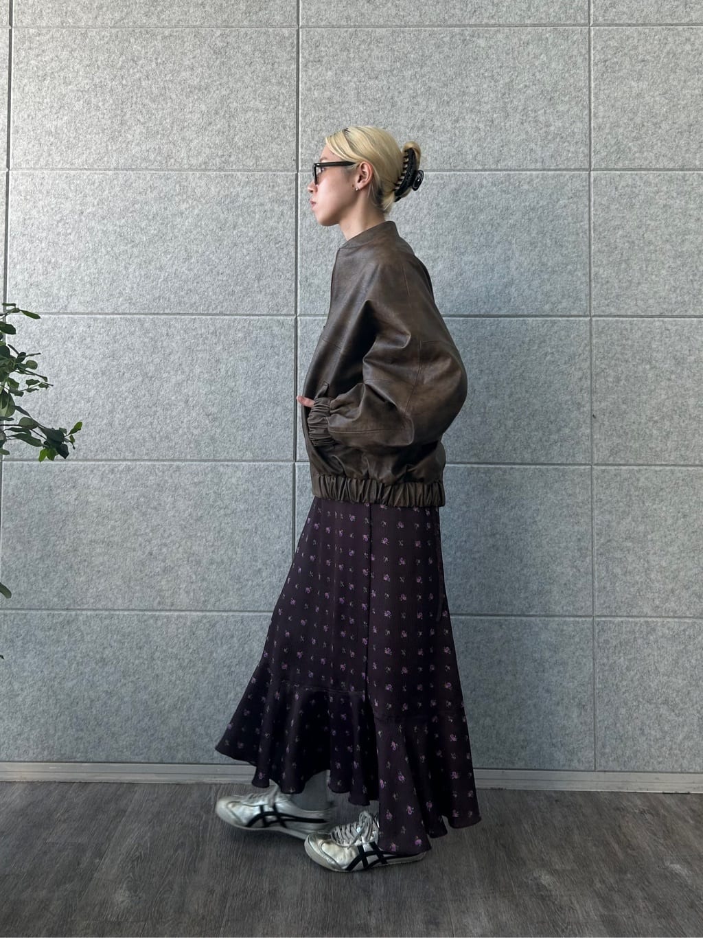 honoka Aさんの「CODE A｜blooming flower wrap skirt」を使ったコーディネート