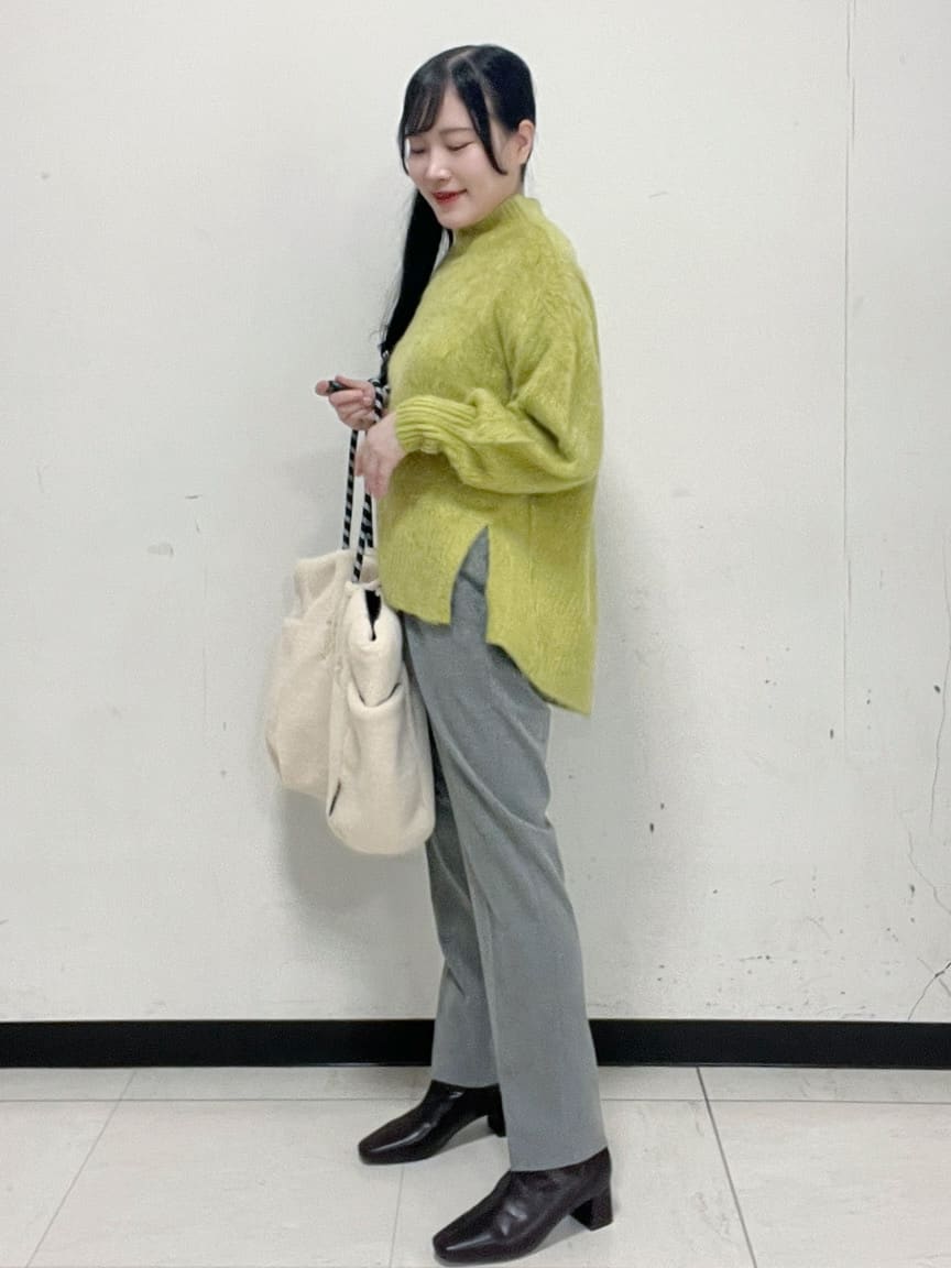 Hitomiさんの「index｜ハイネックパフニット【洗濯機OK】」を使ったコーディネート