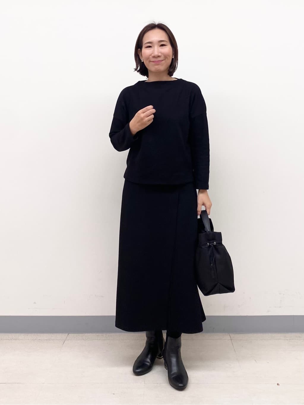 YUKARIさんの「INDIVI｜【名品／撥水／抗菌防臭】ショート丈リサイクルダウンコート」を使ったコーディネート
