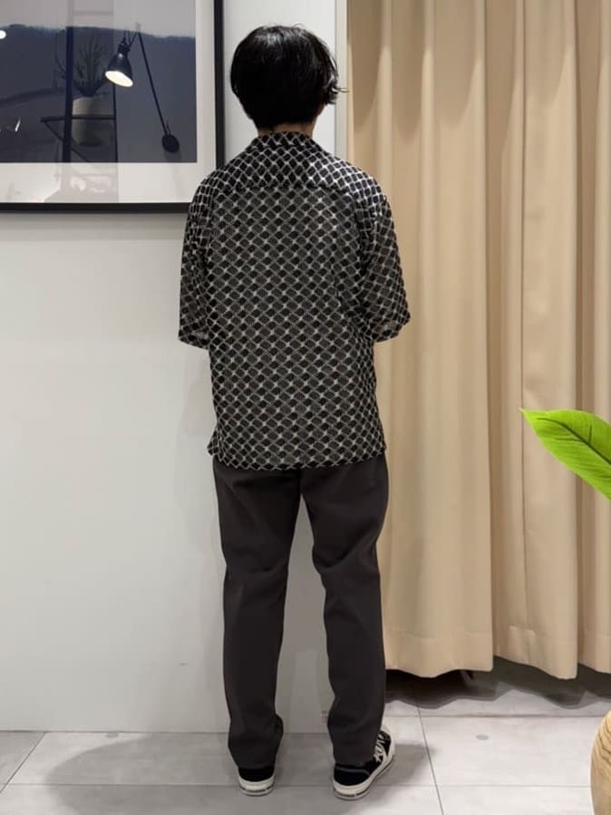 はさんの「THE SHOP TK｜クラフトレース半袖シャツ 【洗濯機OK】」を使ったコーディネート