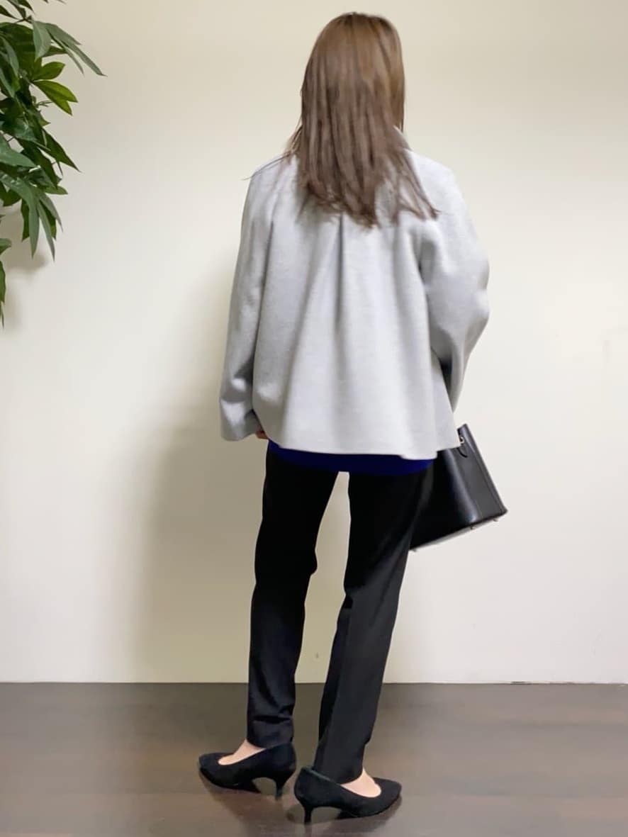 tomoさんの「UNTITLED｜【あったか素材/ストレッチ性】裏起毛テーパードパンツ」を使ったコーディネート