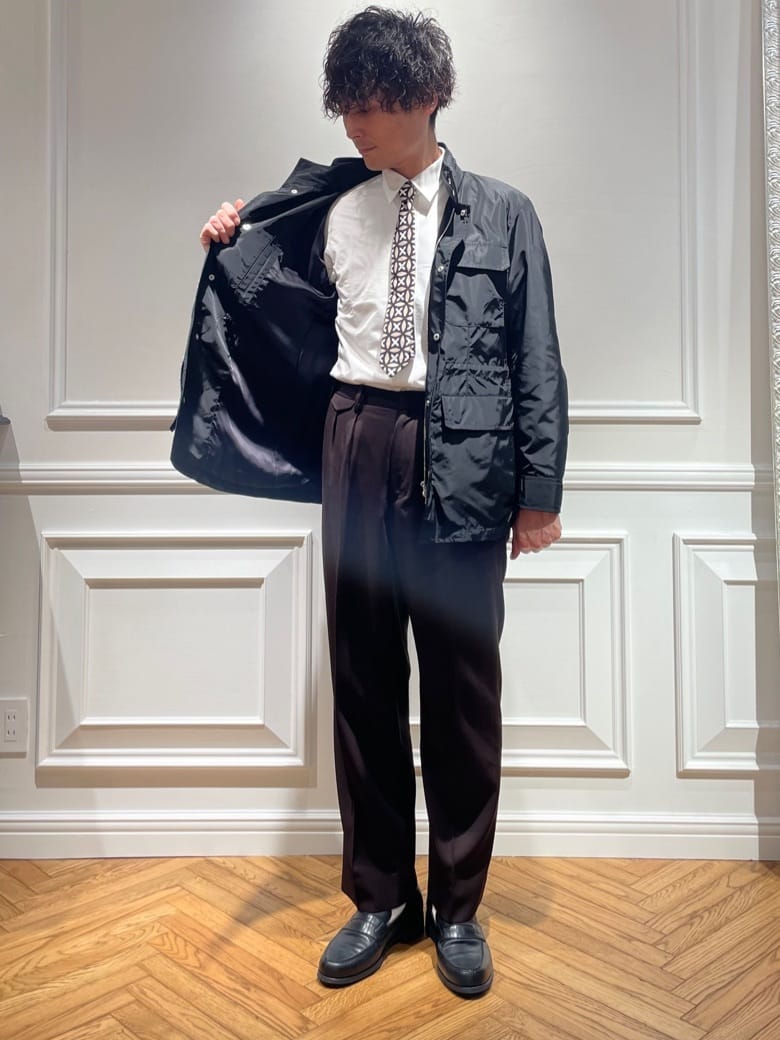 橋本さんの「DRESSTERIOR｜◆46Gジャージ レギュラーカラードレスシャツ」を使ったコーディネート