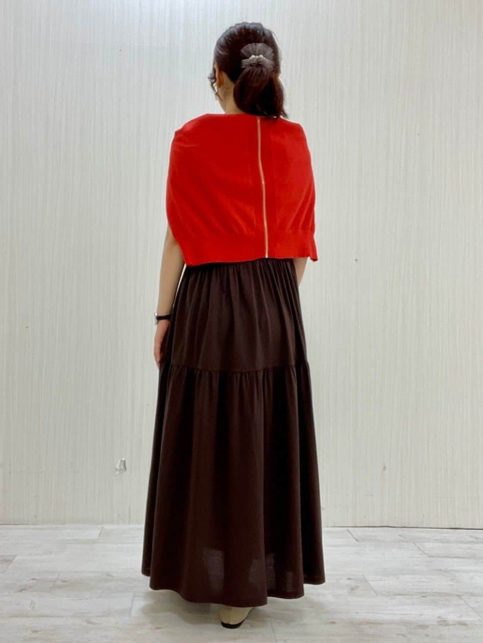 Mさんの「UNTITLED｜【ティアード/洗える】コットンロングワンピース」を使ったコーディネート
