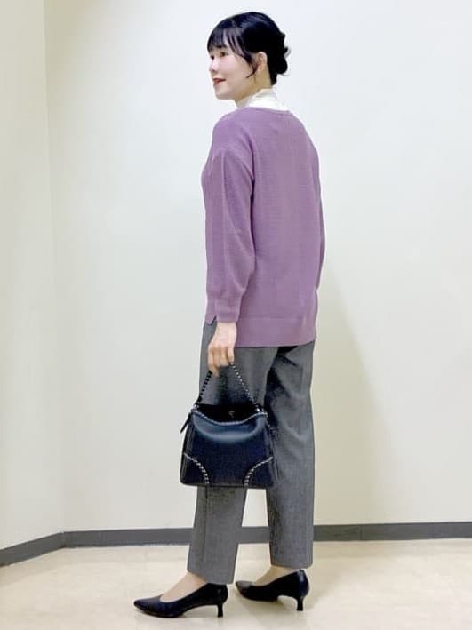 beni_gingerさんの「Reflect｜【重ね着に大活躍◎／暖か保湿素材】プチタートルネックニット」を使ったコーディネート