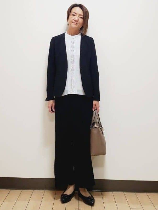 yuuさんの「Reflect｜【SS-4Lサイズ】スタンドネックブラウス」を使ったコーディネート