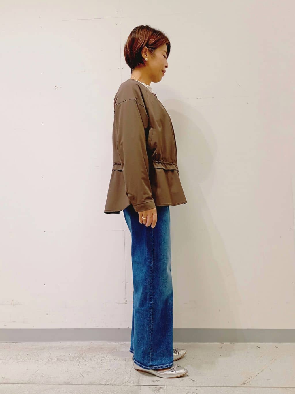 Kさんの「INDIVI｜【UVケア／吸汗速乾】スリーブデザインブラウス」を使ったコーディネート