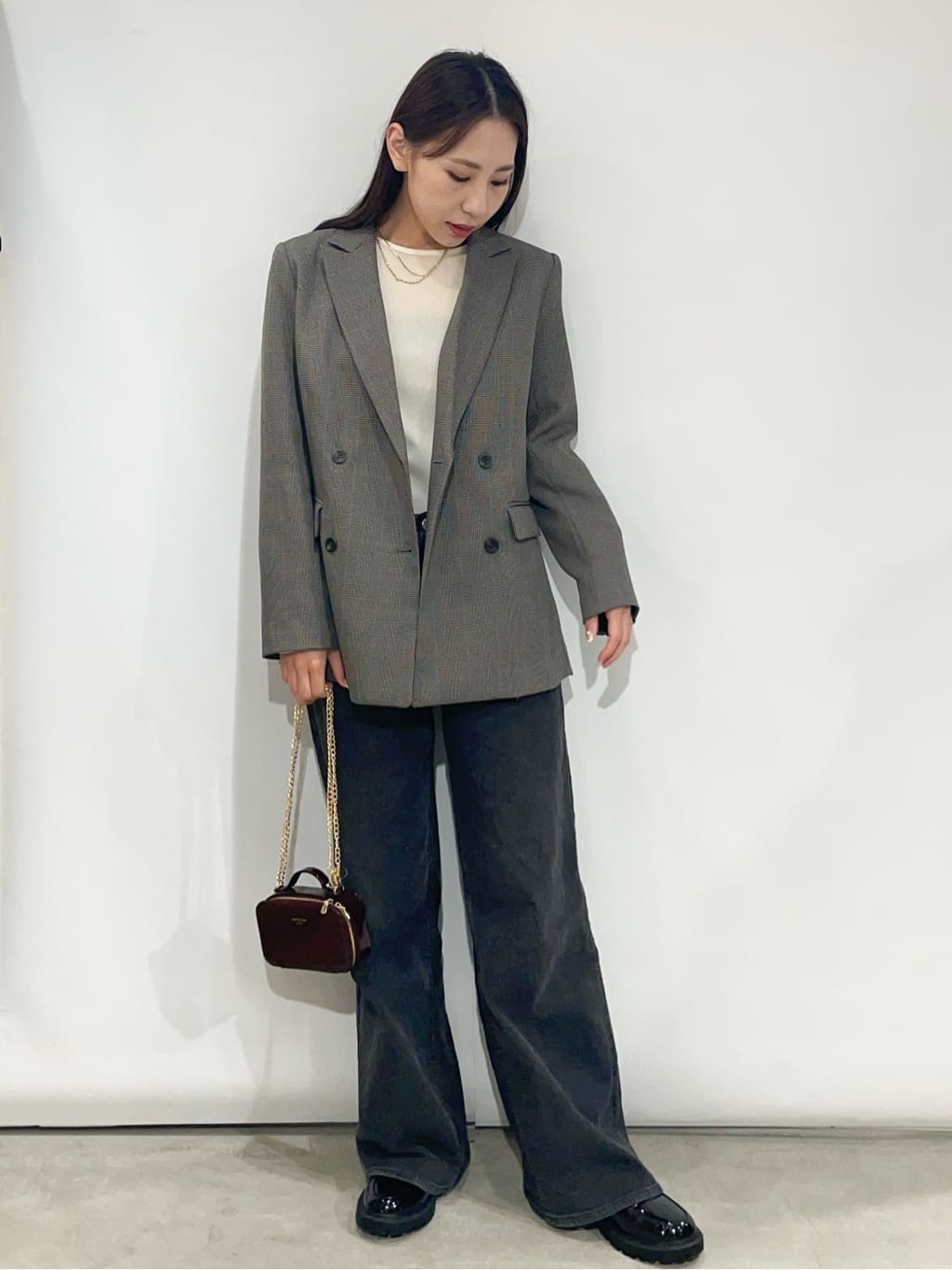 sayaさんの「OPAQUE.CLIP｜フロッキーチュールトップス【洗濯機OK】」を使ったコーディネート