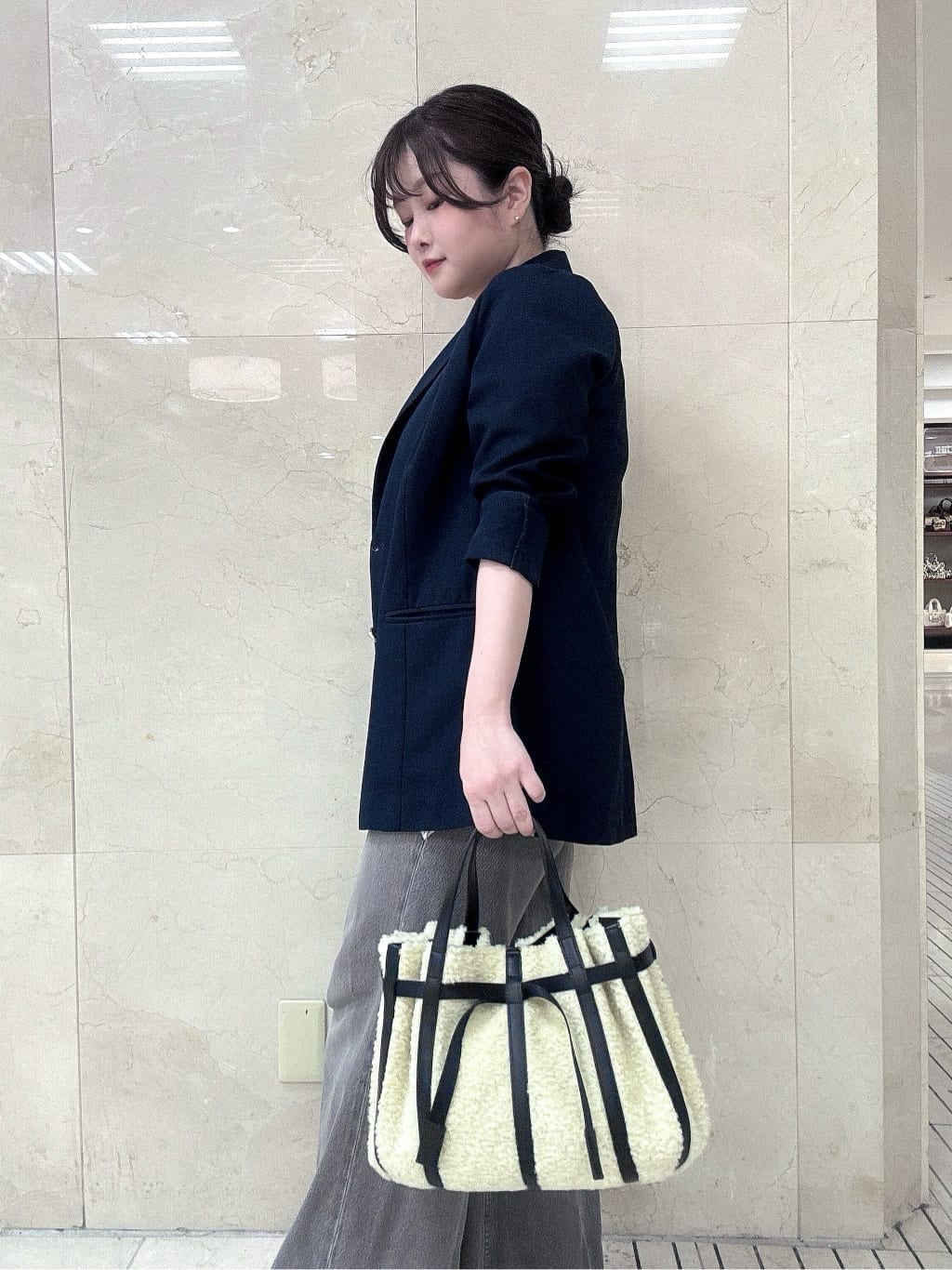 mさんの「HIROKO HAYASHI｜PANIER COCCOLINA（パニエ コッコリーナ）ハンドバッグ」を使ったコーディネート