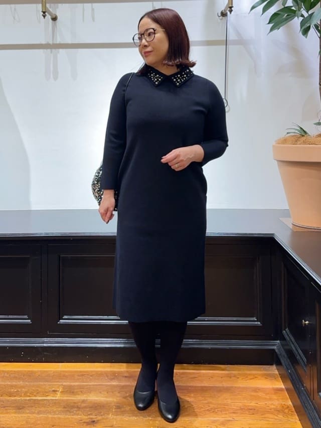 Asamiさんの「DRESSTERIOR｜スパンコール2WAY巾着バッグ」を使ったコーディネート