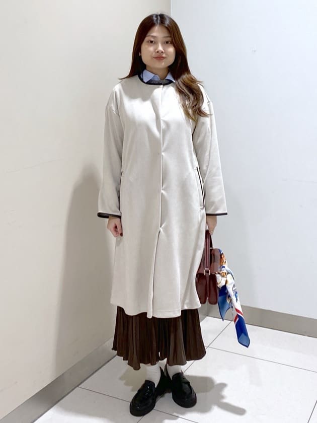 kanaさんの「UNTITLED｜【重ね着レイヤードに】杢調ニットベスト」を使ったコーディネート