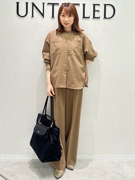 Miwaさんの「UNTITLED｜【きれいめ／接触冷感／日本製】ハンカチスリーブプルオーバー」を使ったコーディネート
