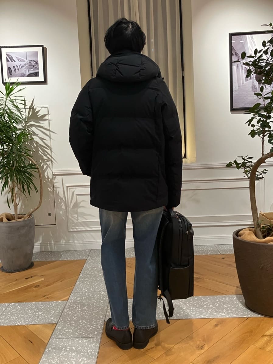 junyaさんの「DRESSTERIOR｜◆【700フィルパワー/高品質ダウン】ホワイトグース ホットメルトダウンMark2」を使ったコーディネート