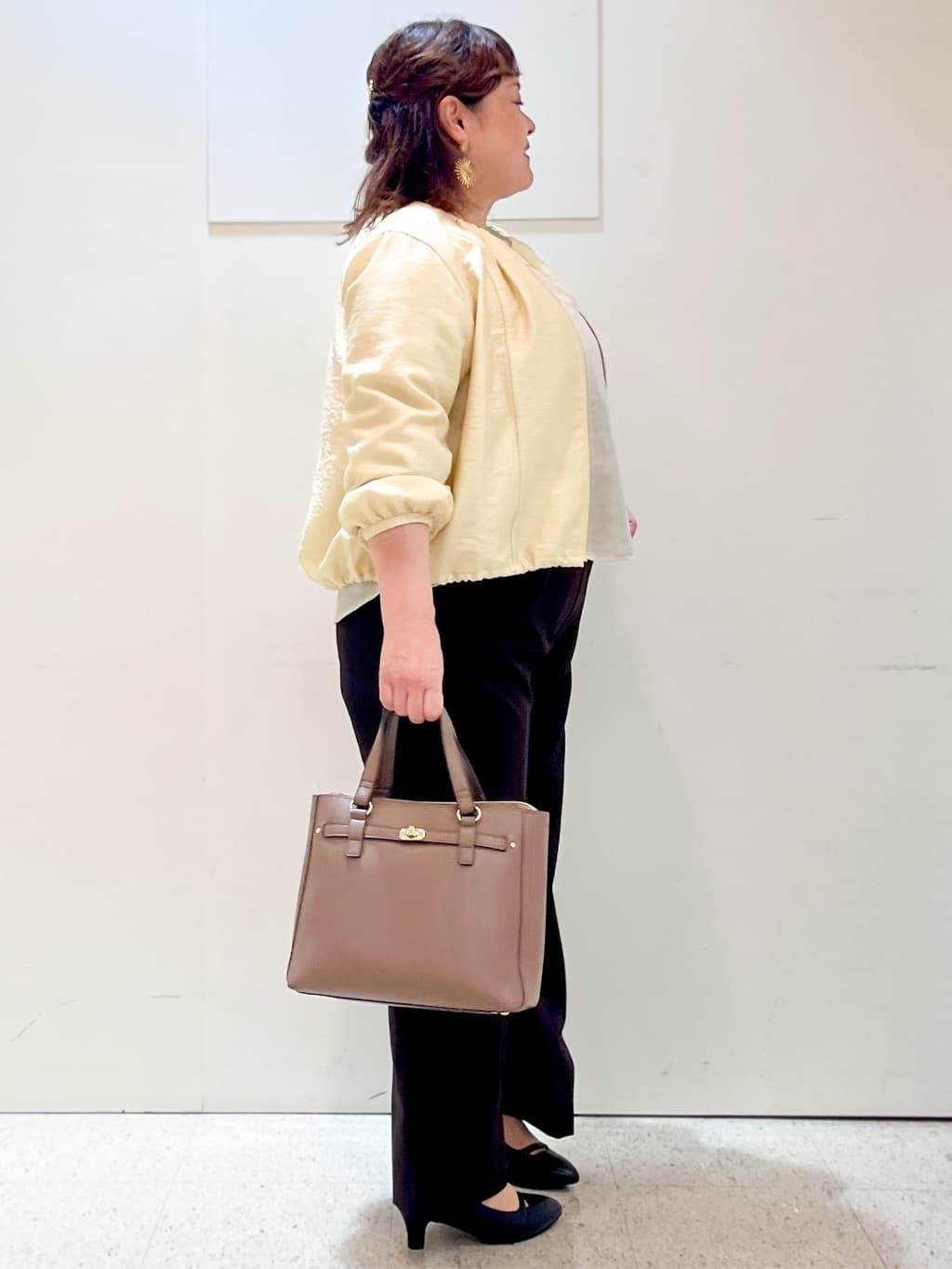 kimmyさんの「Reflect｜【ライトアウター／ゆったり羽織れる／気軽な羽織りに◎】ライトブルゾン」を使ったコーディネート