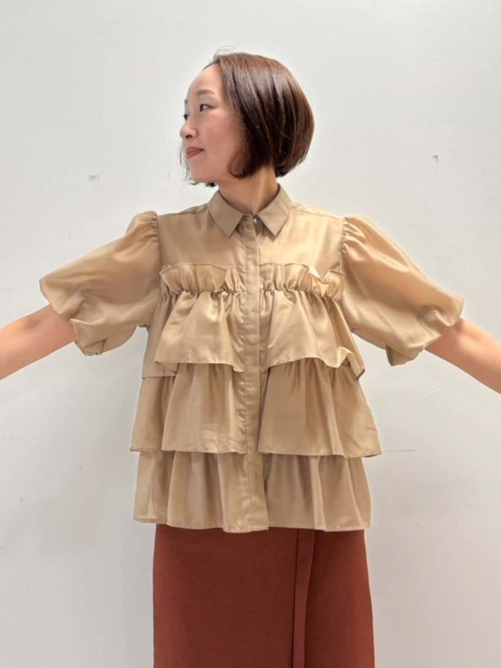 keikoさんの「COUP DE CHANCE｜【手洗い可／日本製】きれいめデザインタイトスカート」を使ったコーディネート