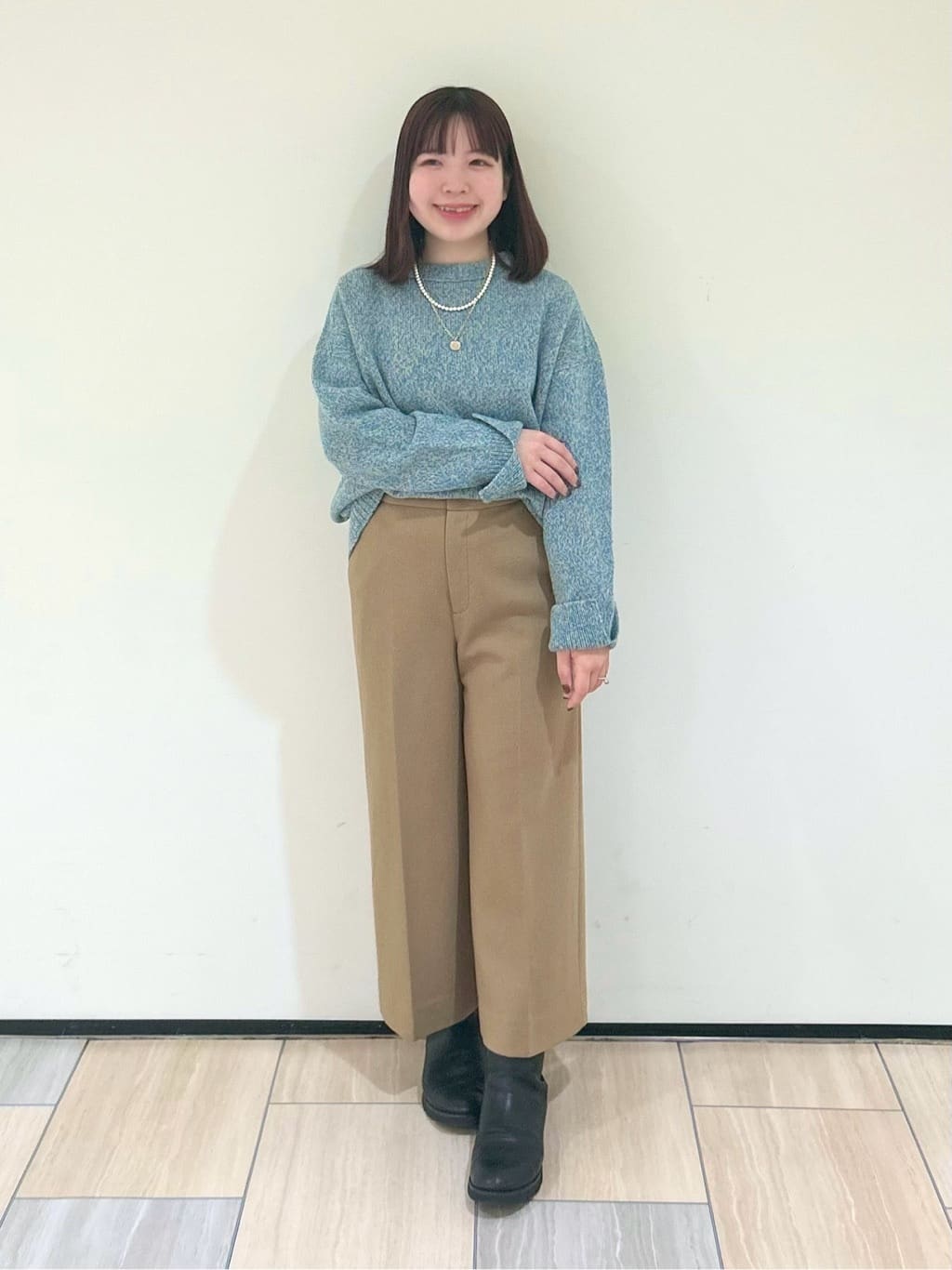 Mitsukiさんの「UNTITLED｜【ゆったり】三つ杢カラーニット」を使ったコーディネート