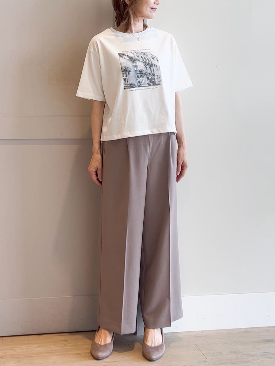 yamakoさんの「grove｜メタルストーンショートネックレス」を使ったコーディネート