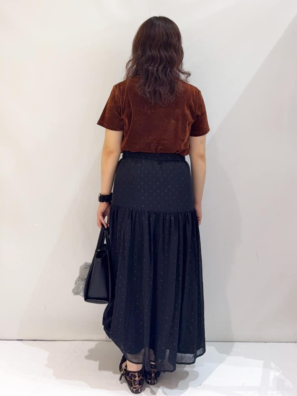 nakkoさんの「OPAQUE.CLIP｜フロッキーチュールTシャツ【洗濯機洗い可】」を使ったコーディネート