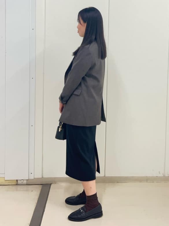 Rihoさんの「Reflect｜【配色ボウタイ付き】八分袖ジョーゼットブラウス」を使ったコーディネート