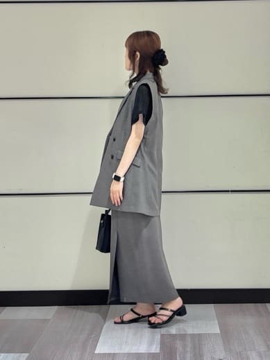 kyokaさんの「UNTITLED｜【セットアップ可/洗える】スラブテーラードカラージレ」を使ったコーディネート