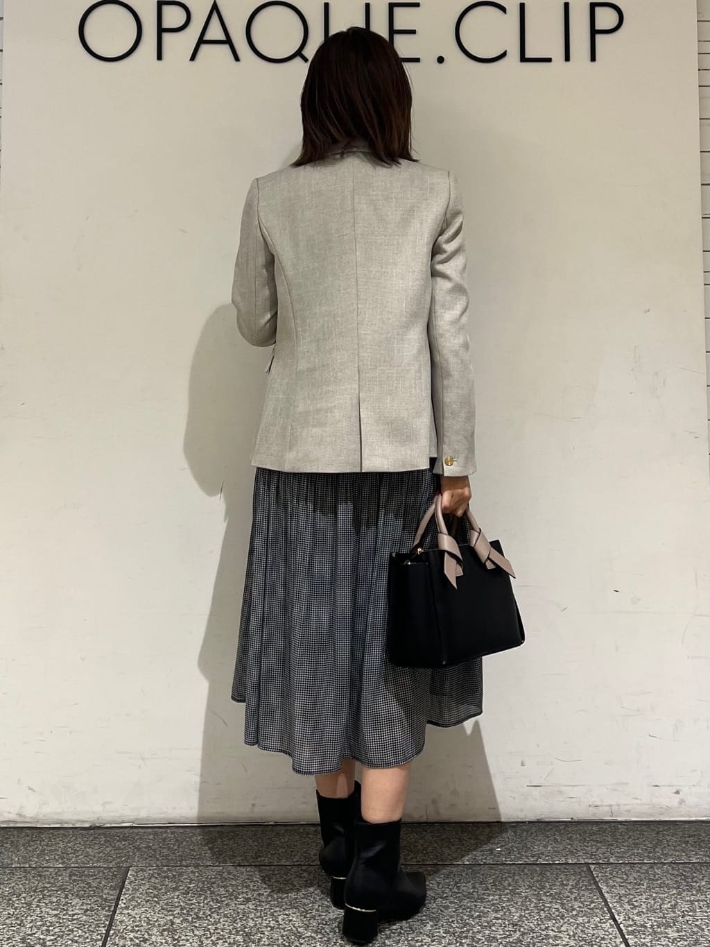 あずささんの「OPAQUE.CLIP｜《5色展開／S-3Lサイズ》プリーツフレアワンピース【洗濯機OK／防シワ】」を使ったコーディネート