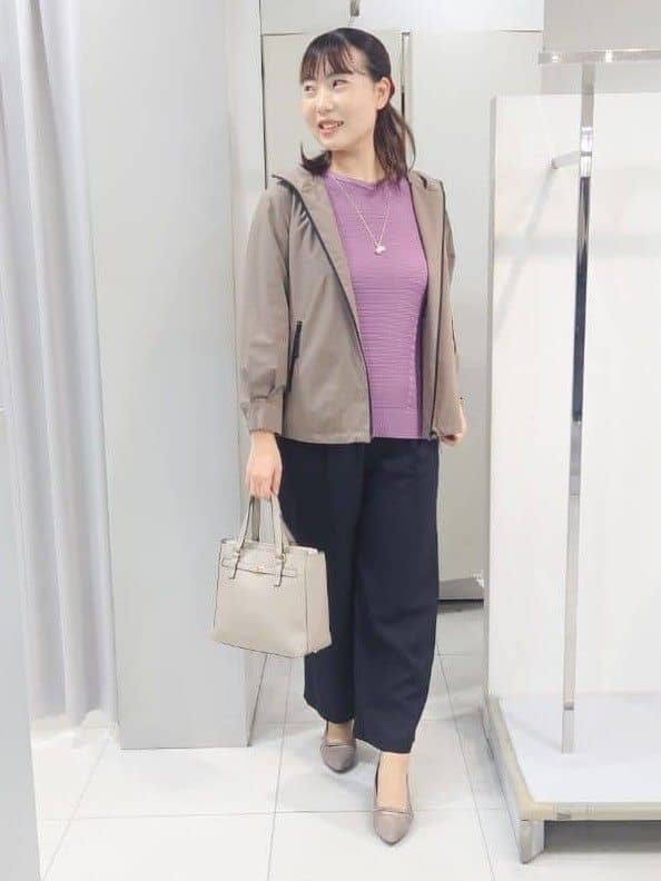 AZUSAさんの「Reflect｜【ライトアウター／キレイ見え／気軽な羽織に◎】スポーティライトアウター」を使ったコーディネート