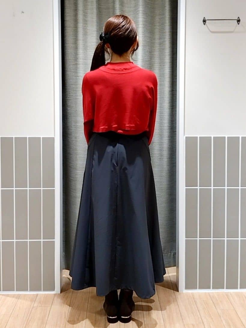 reiaさんの「grove｜三日月メタルパール調スライドネックレス」を使ったコーディネート
