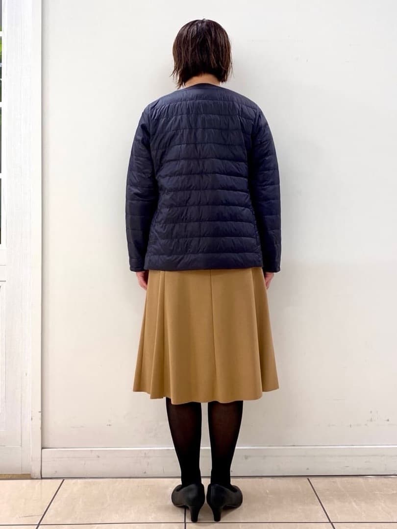 ksmさんの「Reflect｜【選べる8色／スカートにもパンツにも◎】ウール混ボートネックニット」を使ったコーディネート