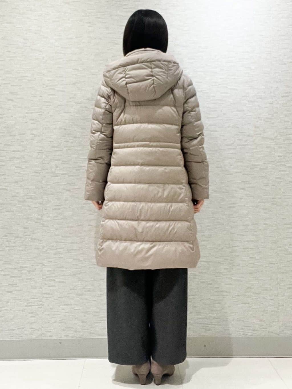 marikoさんの「Reflect｜【SS-4Lサイズ／ウエスト調整可】フーデッドロングダウンコート」を使ったコーディネート