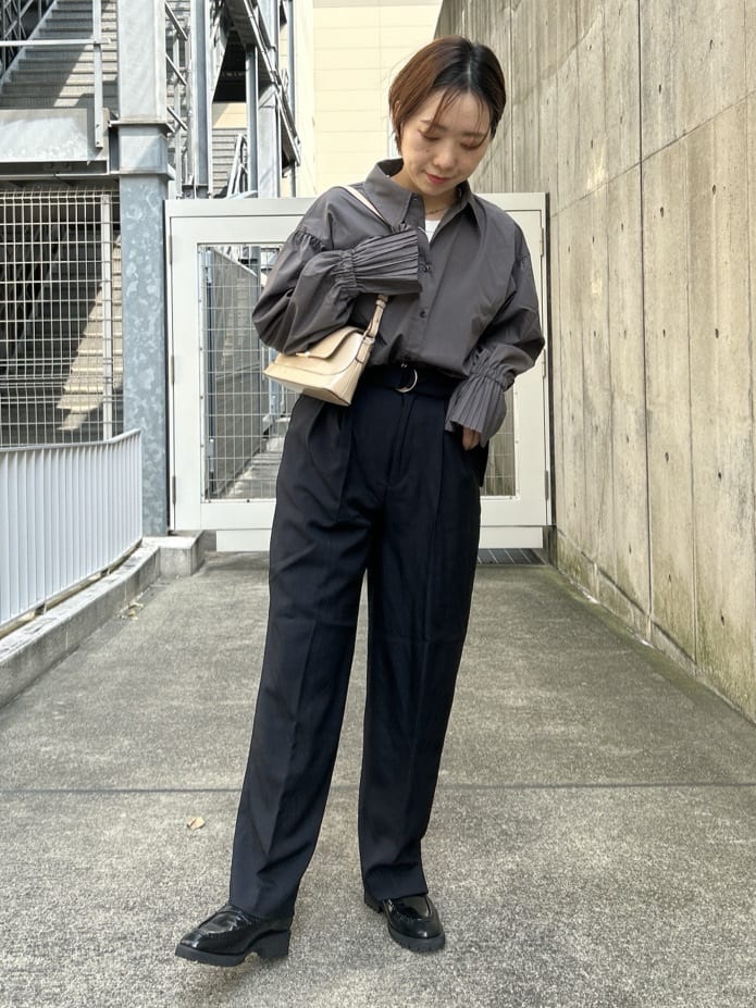 ga_riさんの「THE SHOP TK｜【汗染み防止】ノースリーブTシャツ【洗濯機OK/UVケア】」を使ったコーディネート