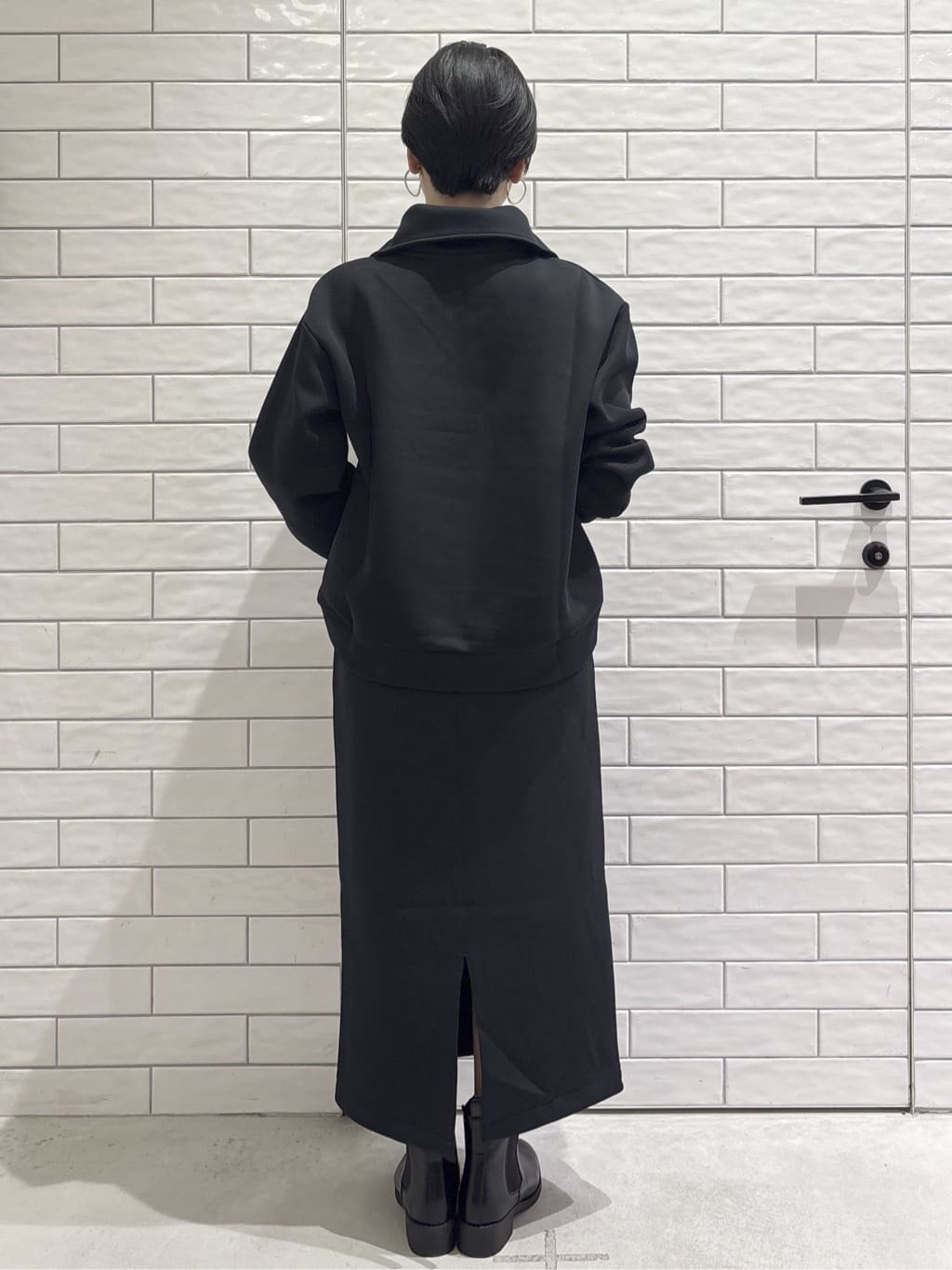 ayumiさんの「OPAQUE.CLIP｜イージーナロースカート／セットアップ対応可【洗濯機OK】」を使ったコーディネート
