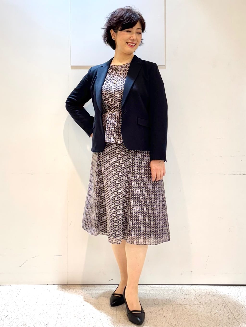 ヤスコさんの「Reflect｜【SS-4Lサイズ】匠ジャケット／ベーシックテーラード／WEB先行カラーあり」を使ったコーディネート