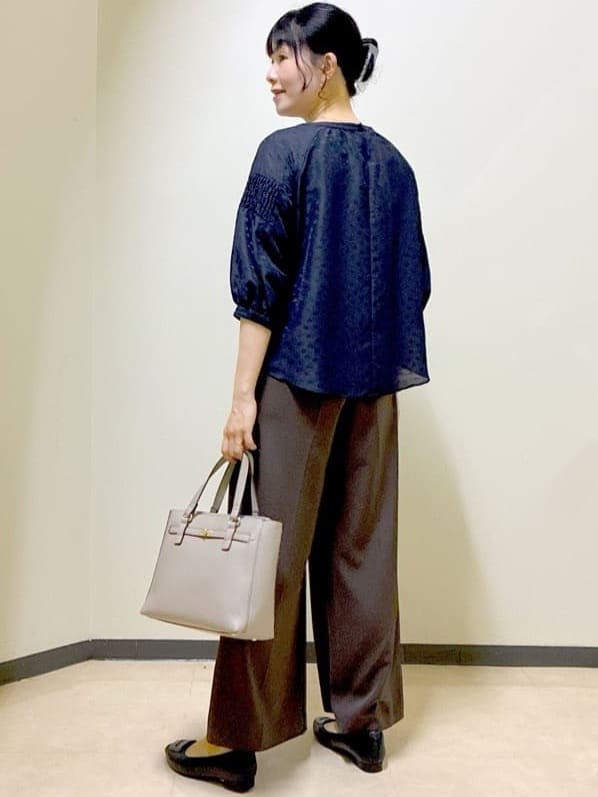  beni_gingerさんの「Reflect｜【洗える】ドビーストライプブラウス」を使ったコーディネート