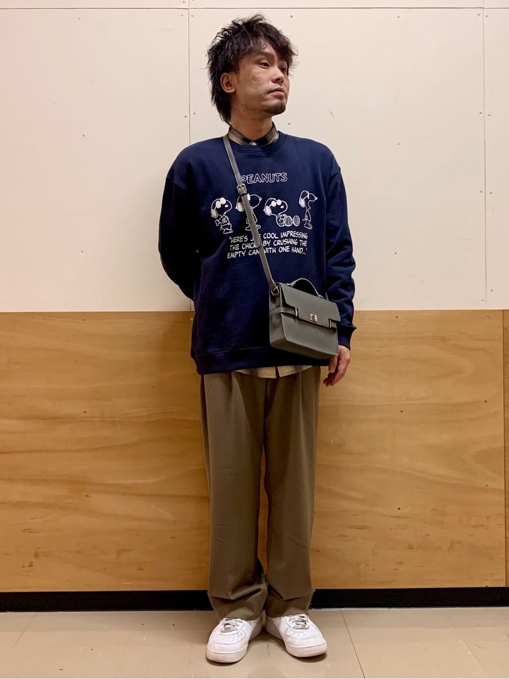 MATUさんの「THE SHOP TK｜オンブレーチェックバンドカラーシャツ 【洗濯機OK】」を使ったコーディネート