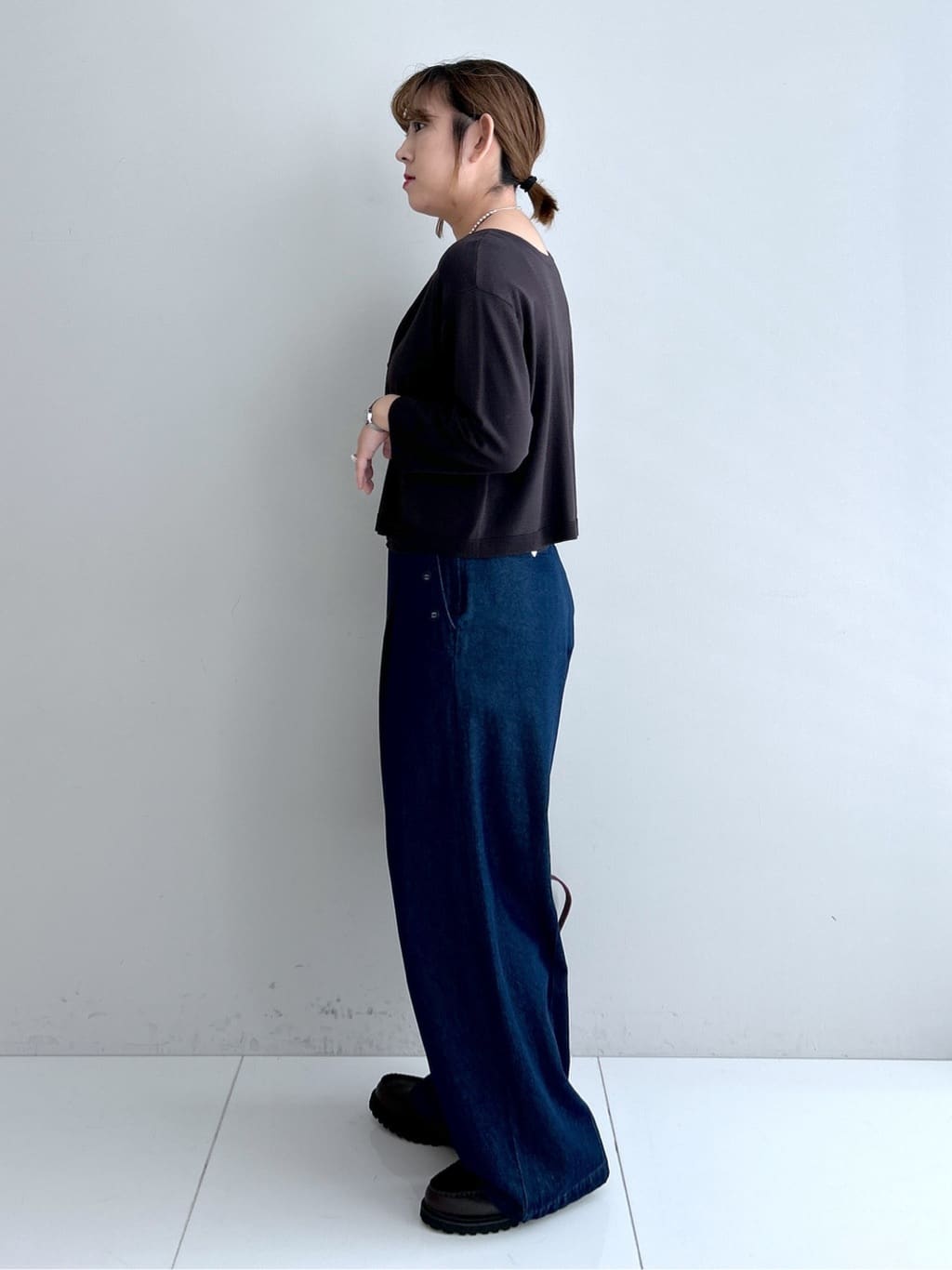 Hirokaさんの「Dessin｜【2点セット・洗える】2WAYカーディガン＆キャミソールアンサンブル」を使ったコーディネート