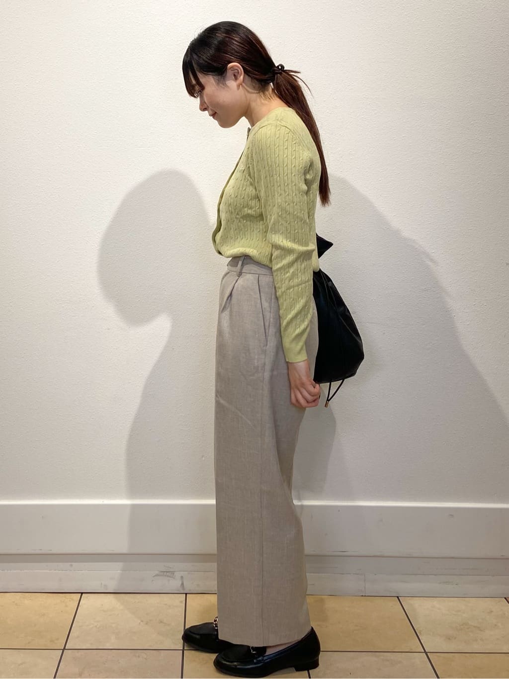 kimiさんの「index｜ワイドストレートパンツ／セットアップ対応可【洗濯機OK／イージーアイロン】」を使ったコーディネート