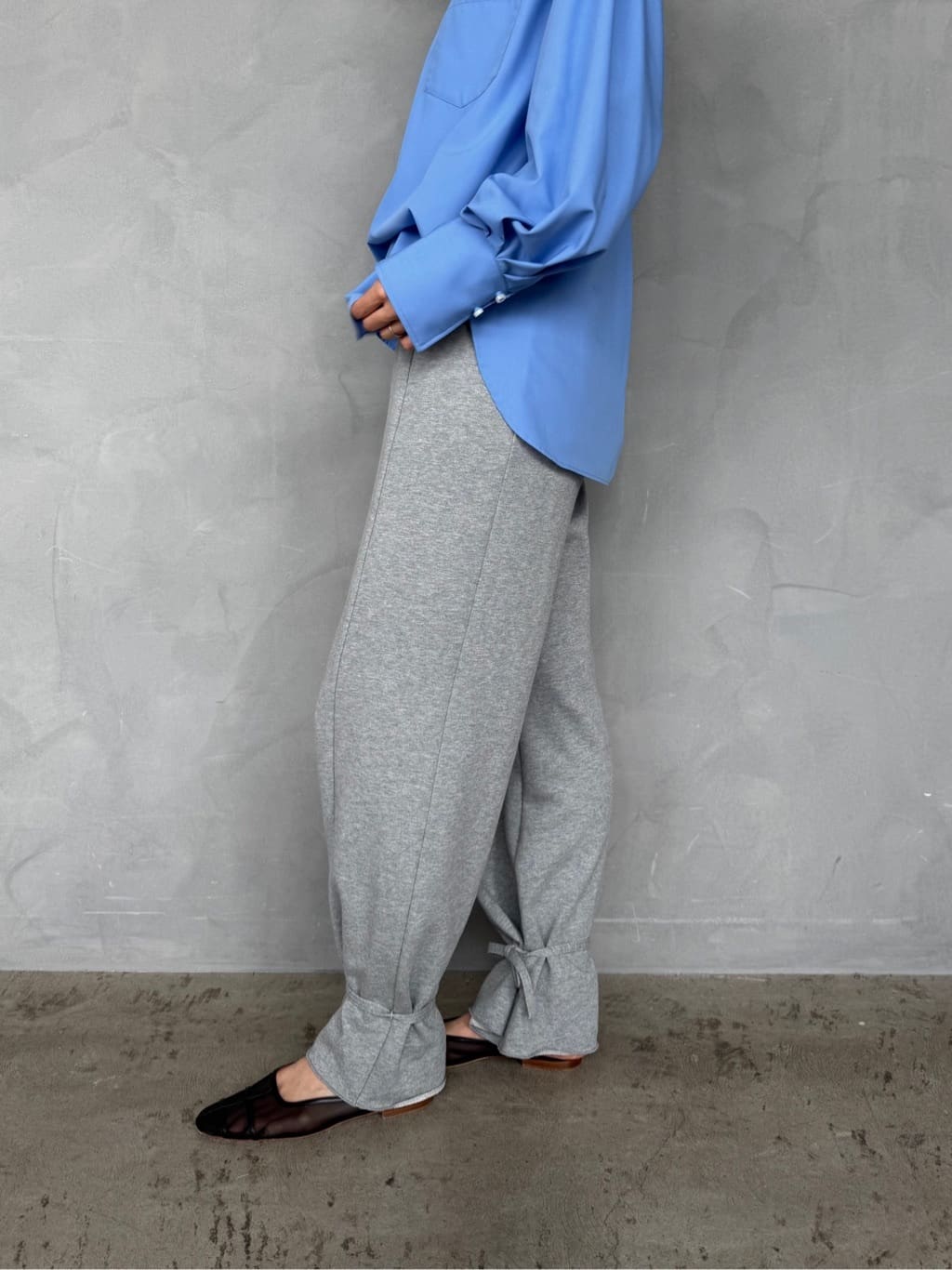 uchi__yamaさんの「CODE A｜【Re】ribbon sweat pants」を使ったコーディネート