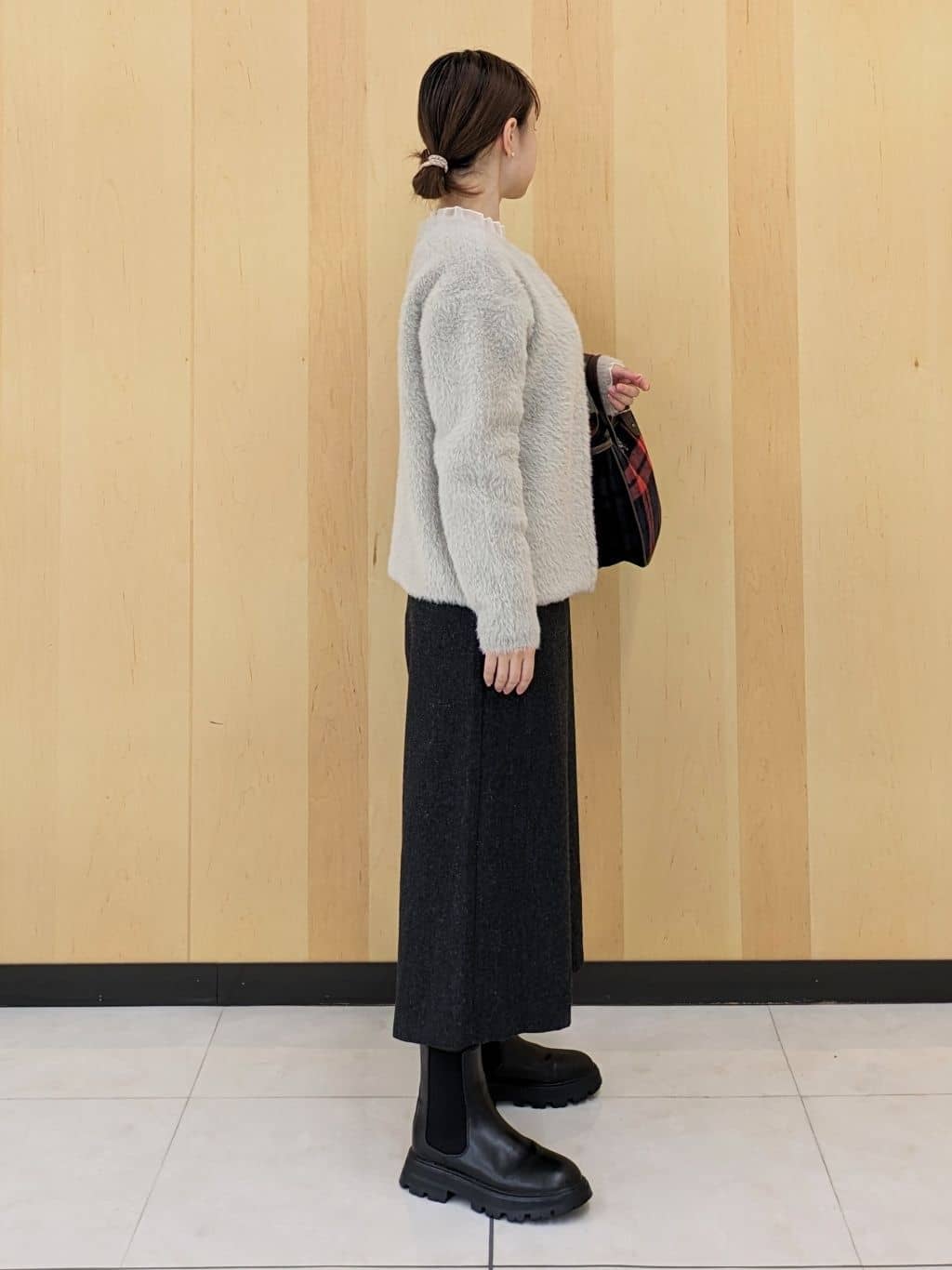 Ayakaさんの「Dessin｜【洗える】オーガンジーフリルニット」を使ったコーディネート