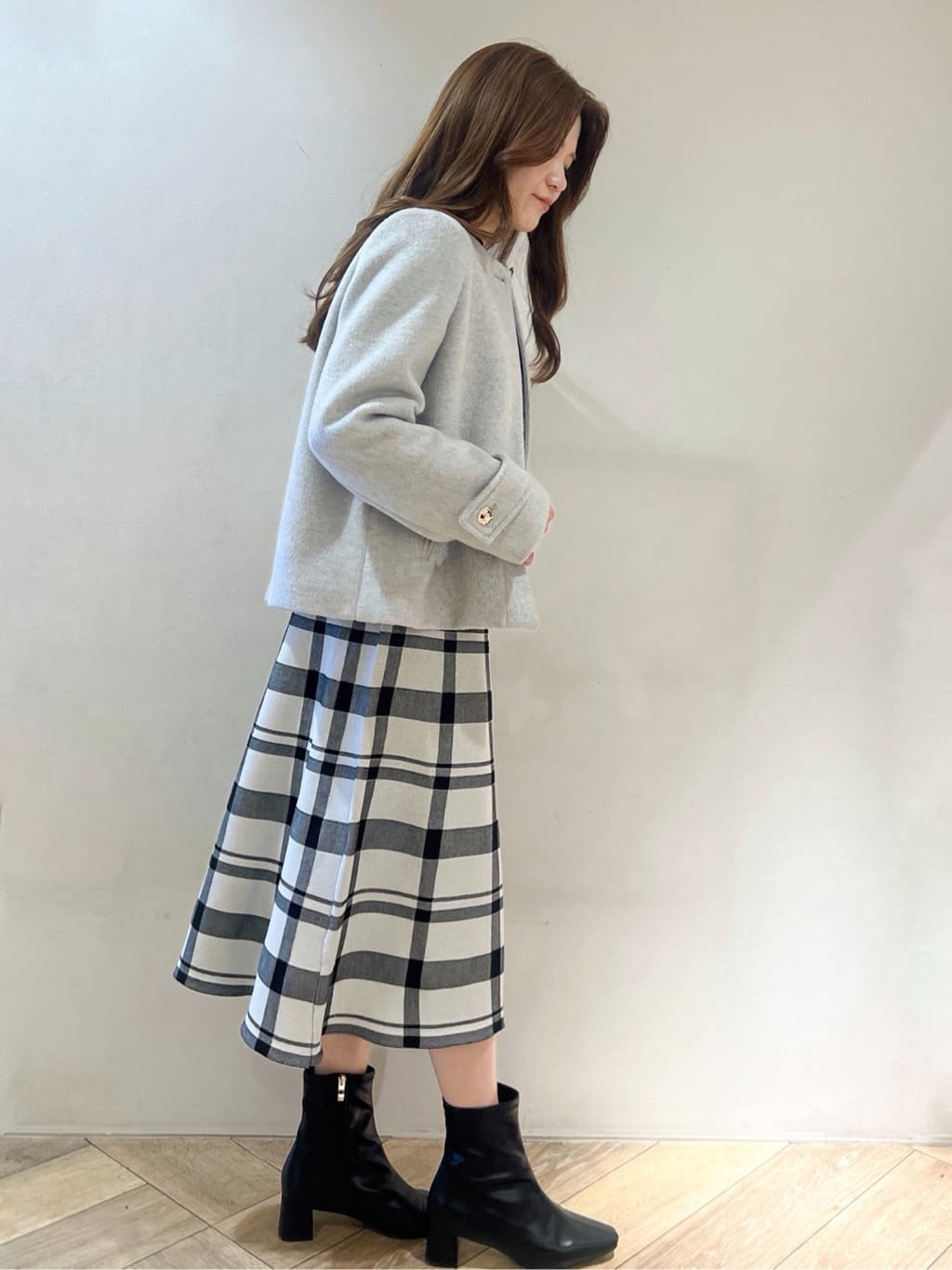 nanaさんの「index｜ベーシックショートブーツ【THEシリーズ／抗菌防臭加工】」を使ったコーディネート
