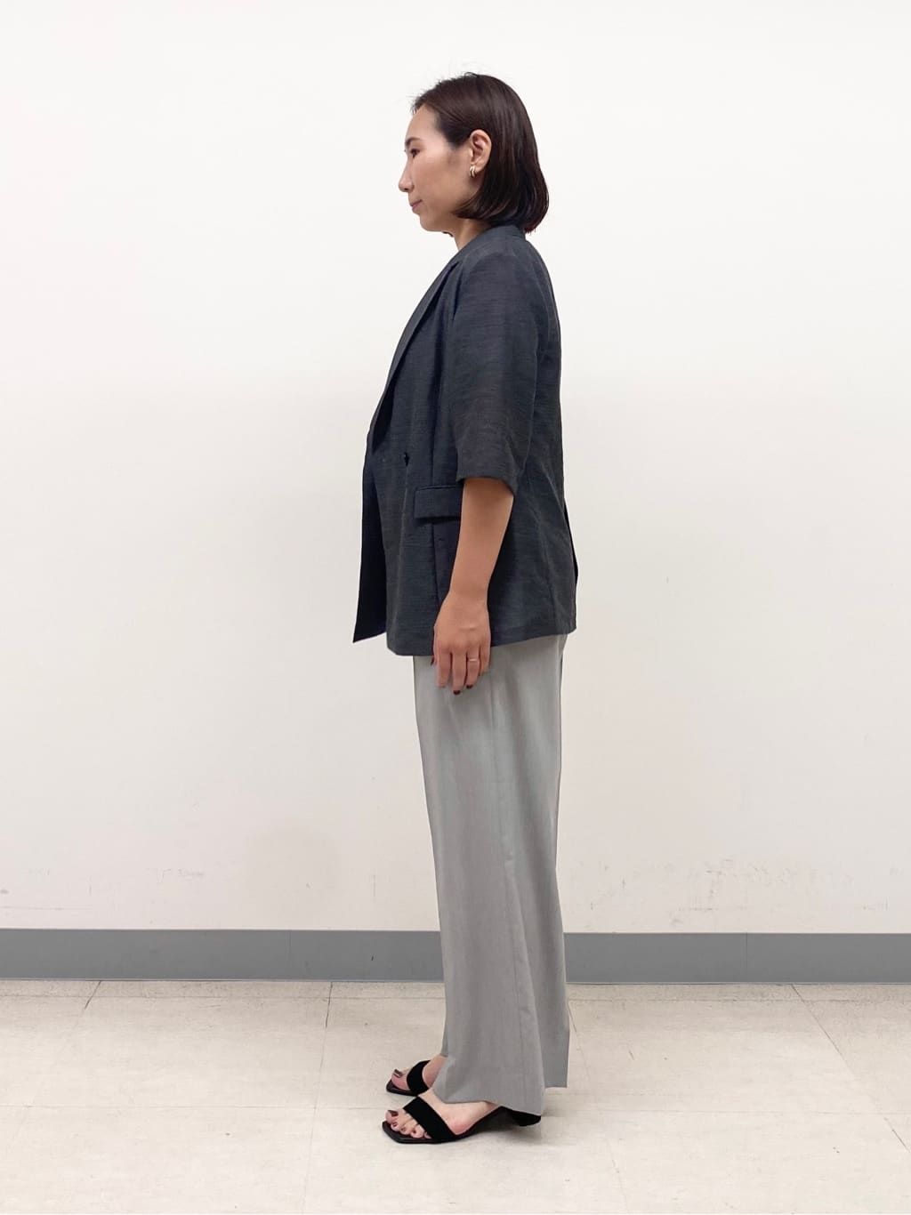 YUKARIさんの「INDIVI｜ライトダブルジャケット」を使ったコーディネート