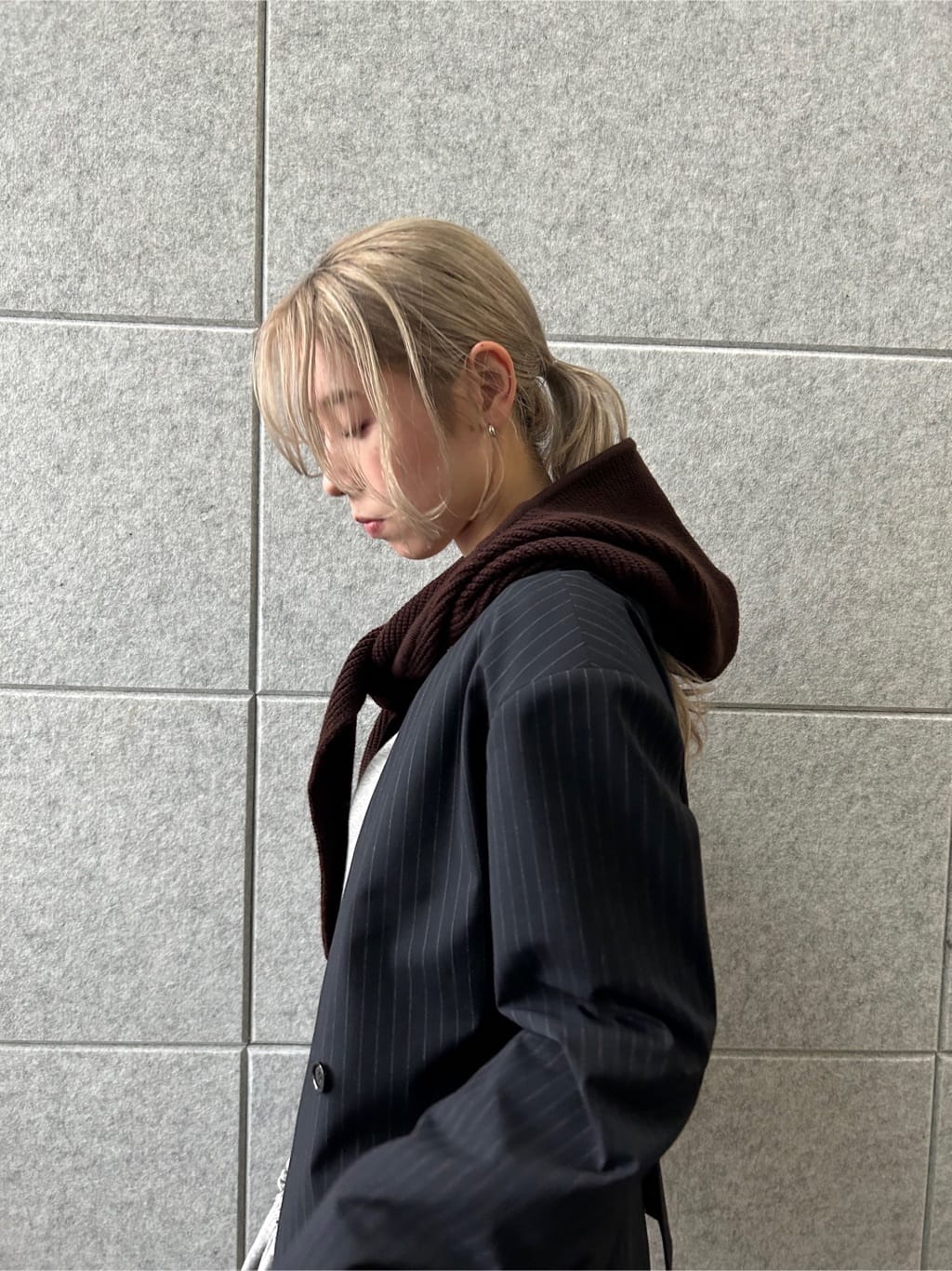 honoka Aさんの「CODE A｜piedi nudi｜rib knit balaclava」を使ったコーディネート