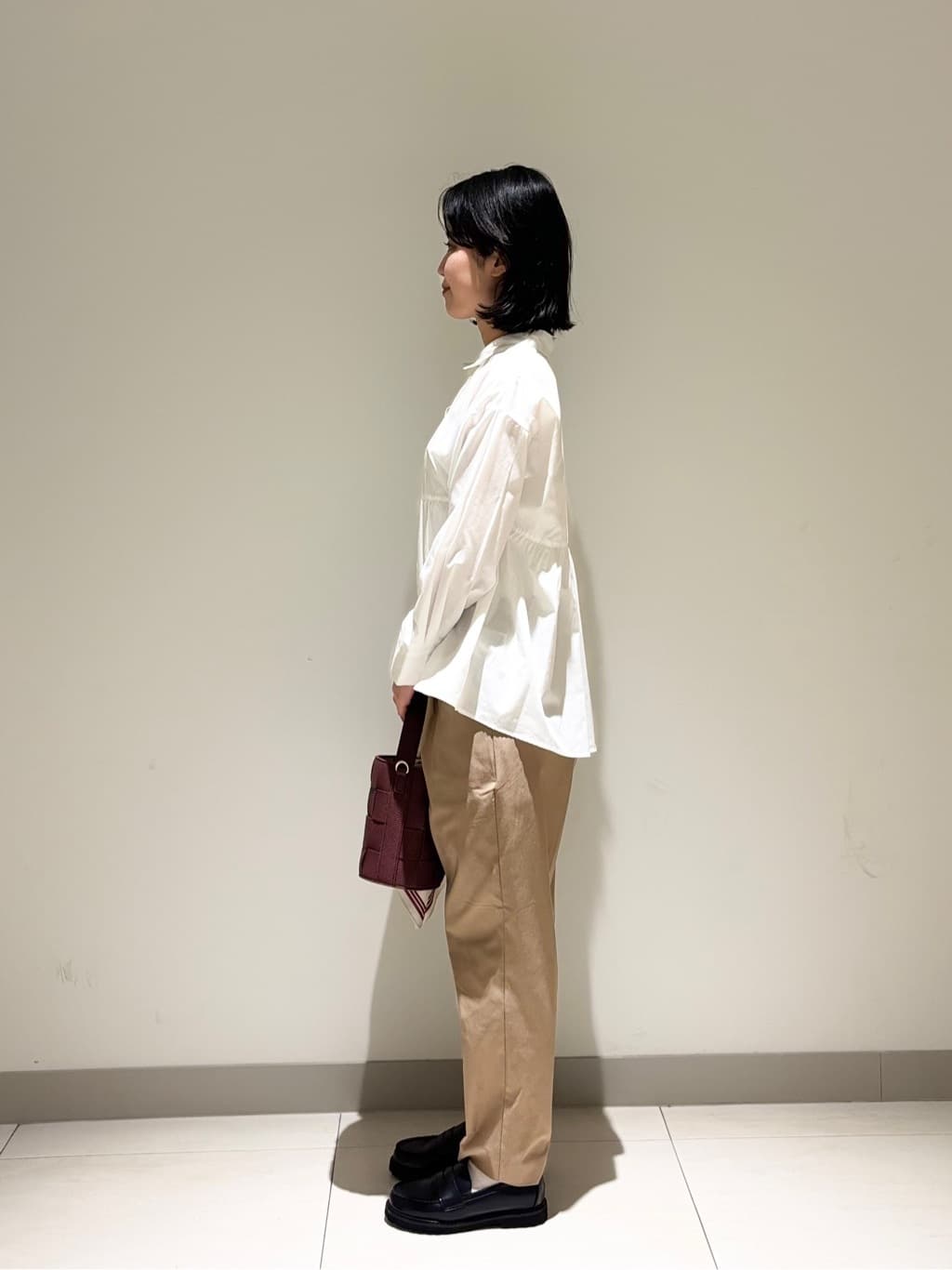 mayuさんの「Dessin｜【洗える・ウエストゴム】イージーストレッチパンツ」を使ったコーディネート
