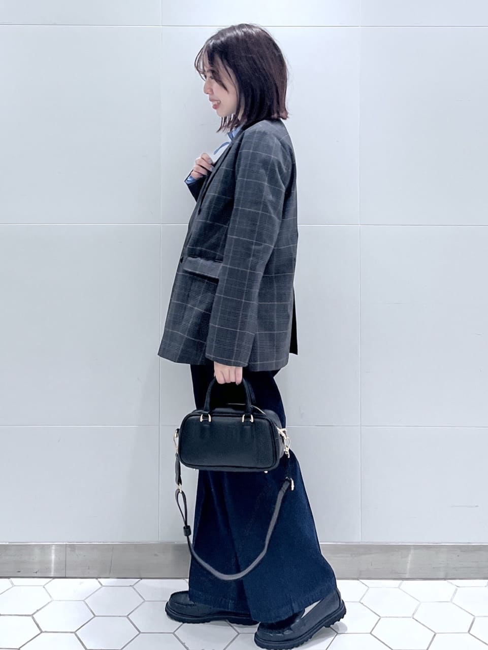Makinoさんの「Dessin｜【洗える】ダブルブレストジャケット」を使ったコーディネート
