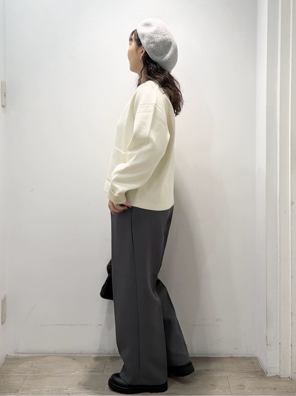 sumicaさんの「OPAQUE.CLIP｜リブキャミソール【洗濯機洗い可】」を使ったコーディネート