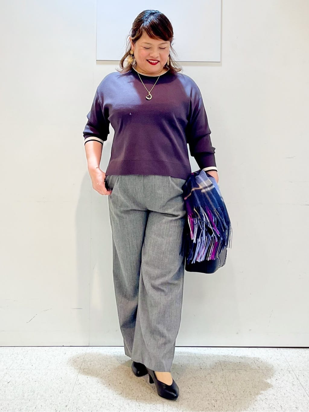 kimmyさんの「Reflect｜【すっきりシルエット】ワイドクロップドパンツ」を使ったコーディネート