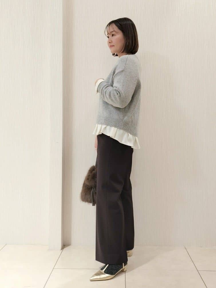 naokoさんの「UNTITLED｜【ミディ丈/軽やか】セミラグランリバー コート」を使ったコーディネート