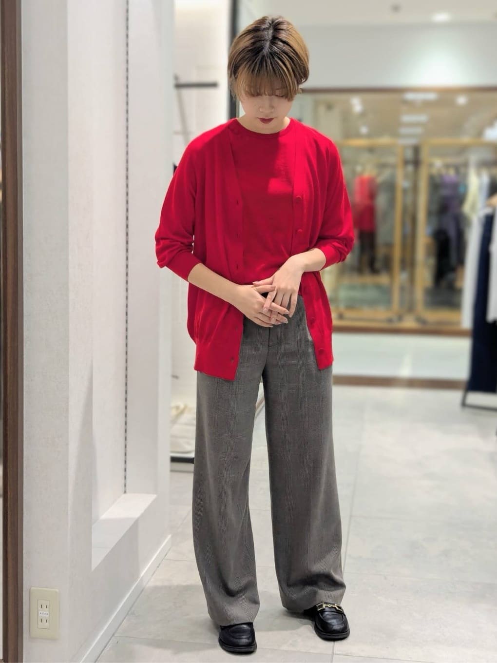 nonoさんの「UNTITLED｜【アンサンブル可/六分袖/洗える】ウールシルクニット」を使ったコーディネート